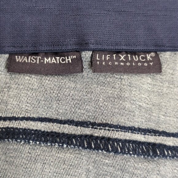 NYDJ Relaxed Flare Ankle Jeans Lift Tuck Slimming Technology Waist Match Genesis - Picture 6 of 16